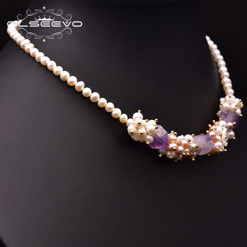 GLSEEVO Tự Nhiên Ngọc Trai Nướ - đánh giá và giá Pearl Trim Chain