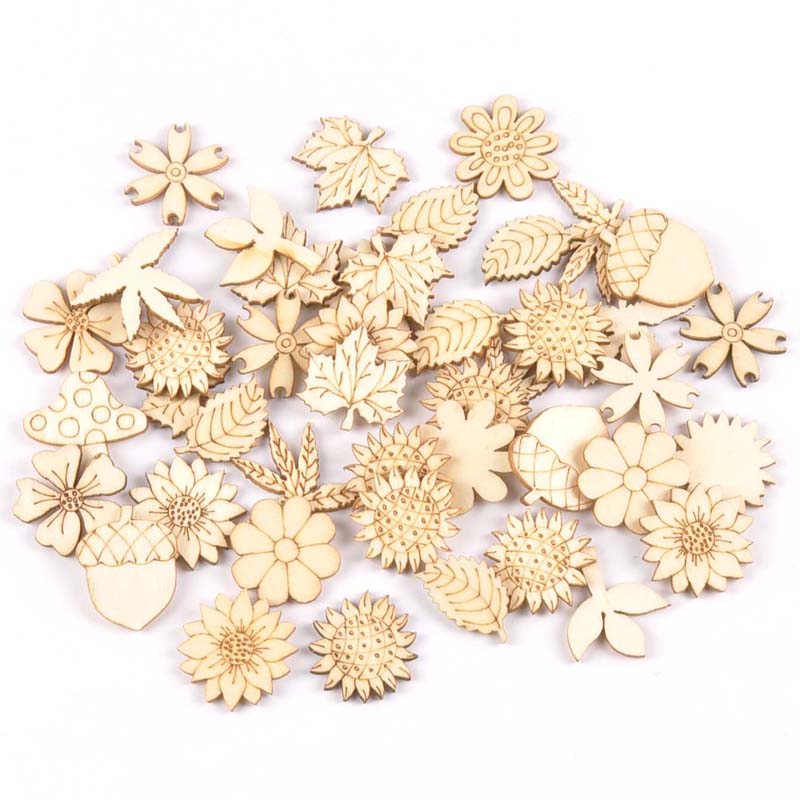 30Pcs 25-30mm Wood DIY Accesso - đánh giá và giá Embellish Craft