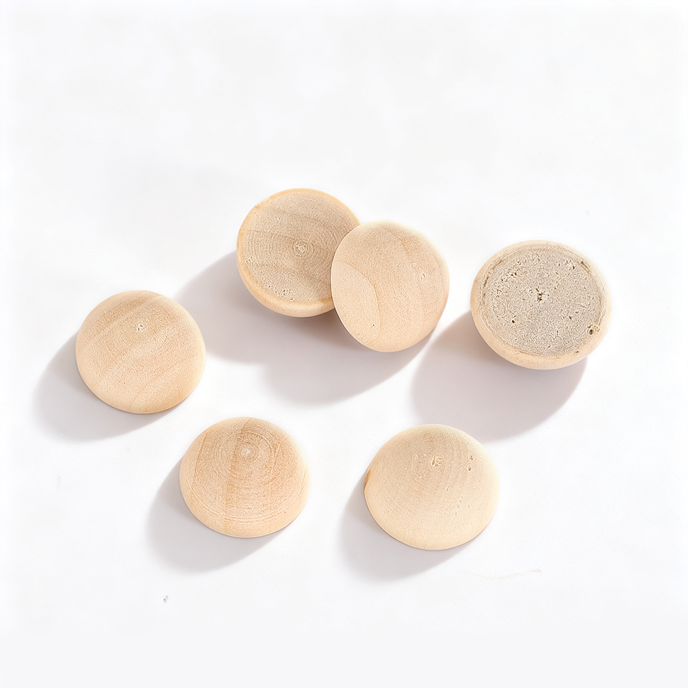 100/150/200pcs 15mm Half Wood  - đánh giá và giá Embellish Craft