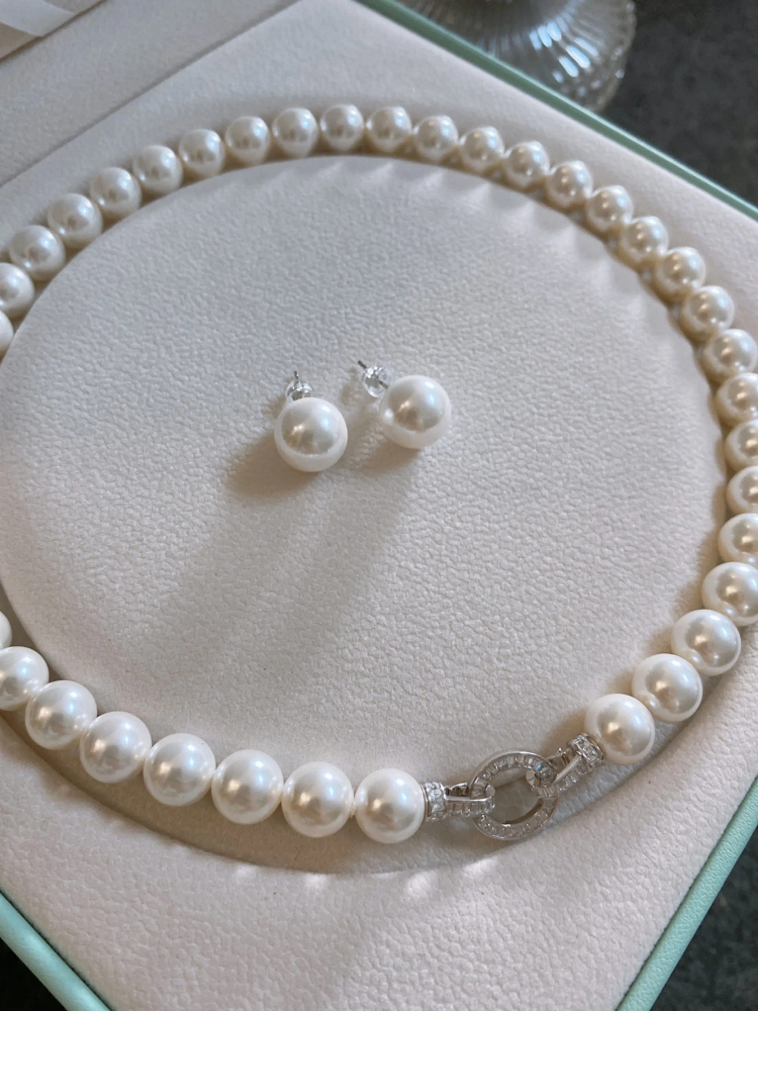 Gorgeous AAAA++9-10mm 10-11mm  - đánh giá và giá Pearl Trim Chain