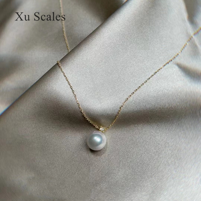 Natural Pearl Pendant 9-11mm S - đánh giá và giá Pearl Trim Chain